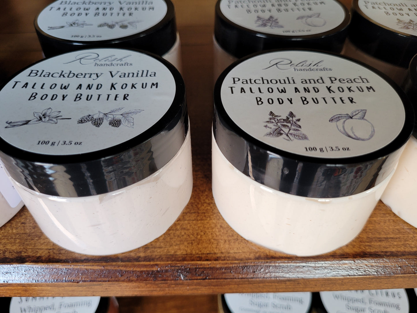 Whipped Tallow and Kokum Emulsified Body Butter