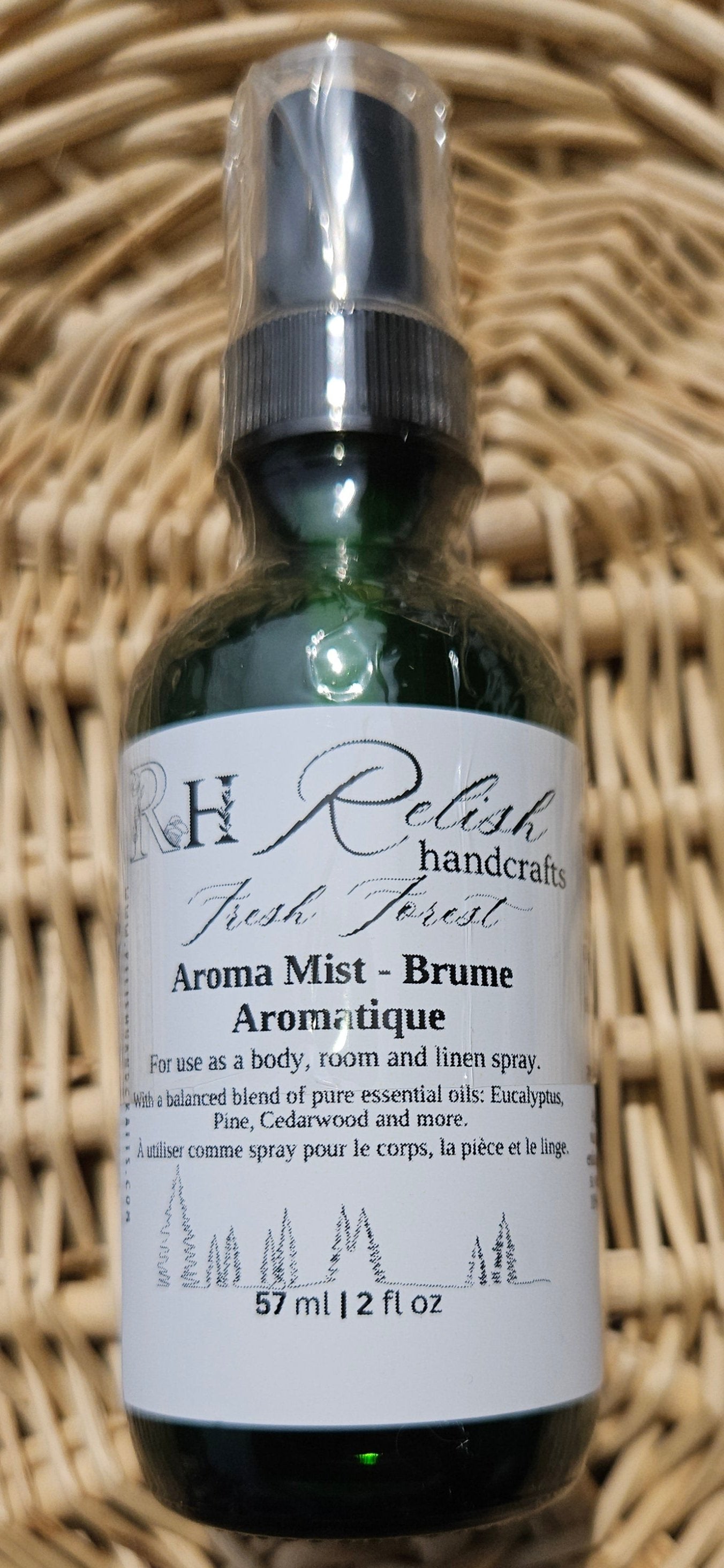 Essential Oil Aroma Mists,(Room/Body/Linen spray), 57 mL/2 fl. oz.