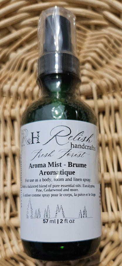 Essential Oil Aroma Mists,(Room/Body/Linen spray), 57 mL/2 fl. oz.