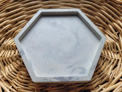 set of 4 large, concrete coasters