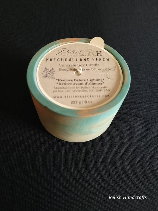 Concrete, Soy Candles