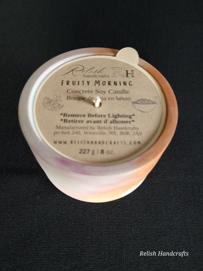 Concrete, Soy Candles