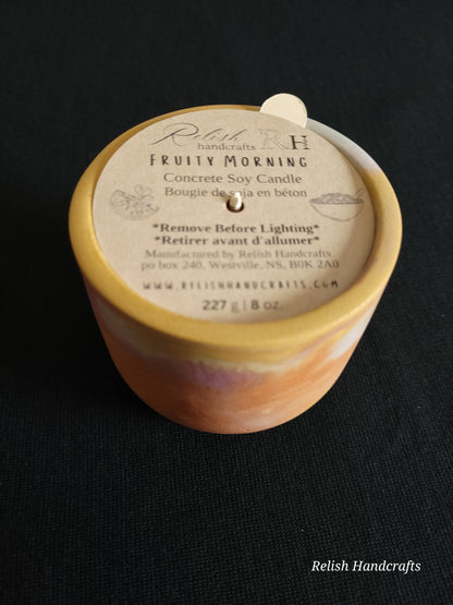 Concrete, Soy Candles