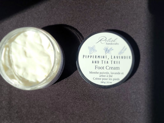 Peppermint, Lavender and Tea Tree Foot Cream