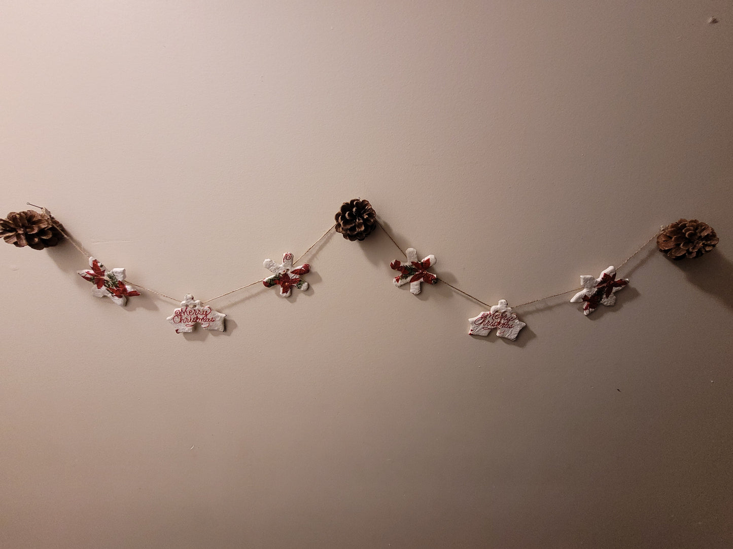 Clay Christmas Garland
