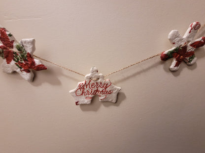 Clay Christmas Garland