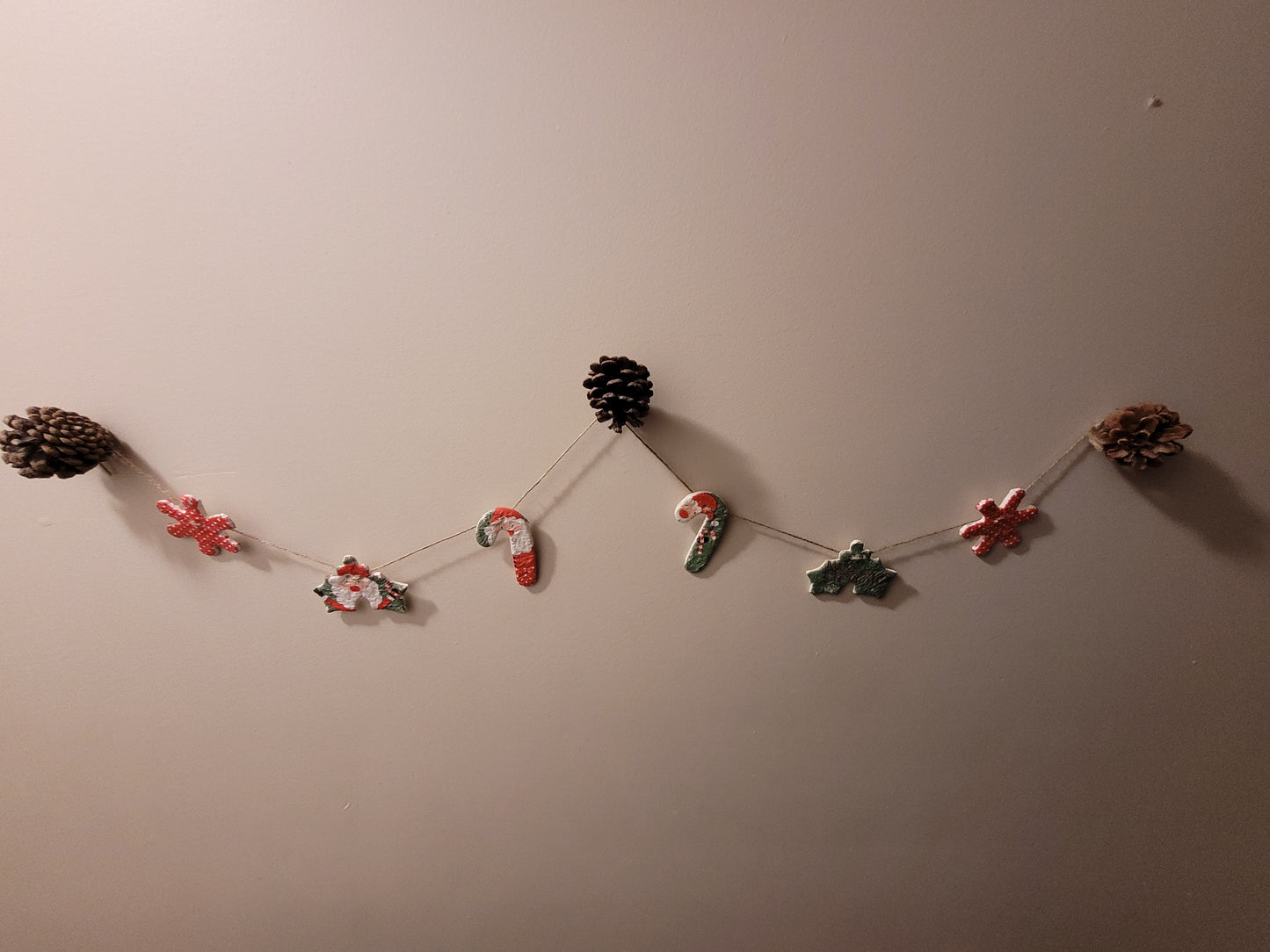 Clay Christmas Garland