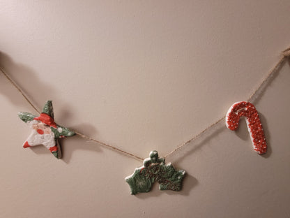 Clay Christmas Garland