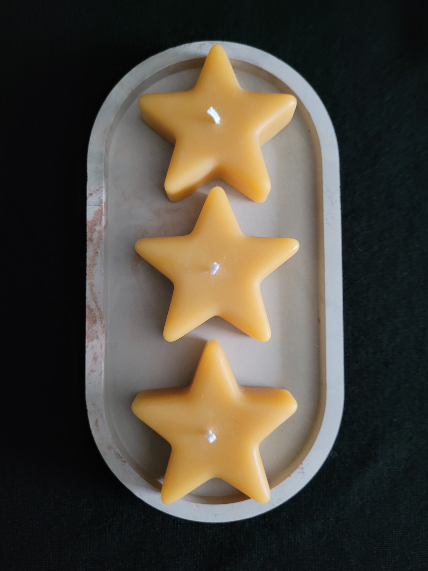 Twinkle Star Pillar Candles, 3-pack
