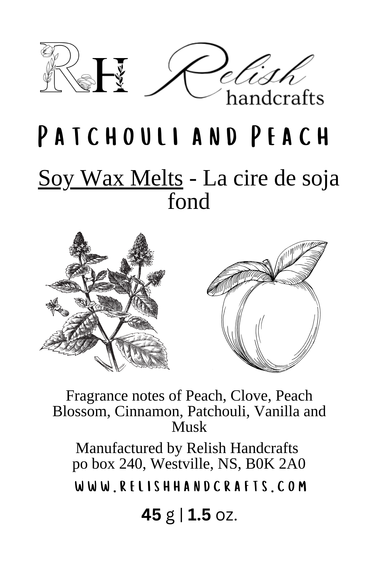 Soy Wax Melts | Strongly Scented Wax Melts | Phthalate-Free Fragrance | Relish Handcrafts