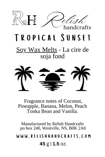 Soy Wax Melts | Strongly Scented Wax Melts | Phthalate-Free Fragrance | Relish Handcrafts