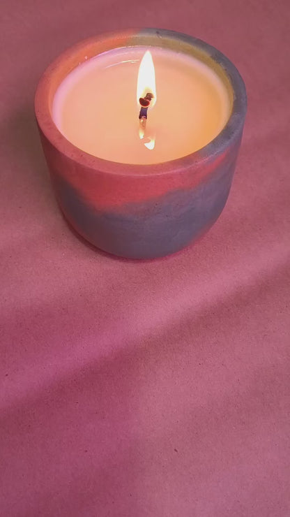 Concrete, Soy Candles