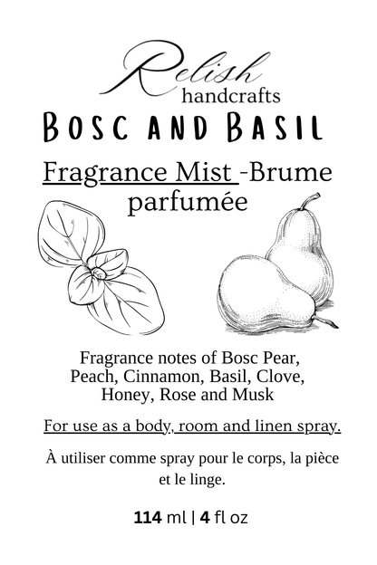 Fragrance Mist Spray | Body, Linen & Room Spray | Phthalate-Free Fragrance | Relish Handcrafts