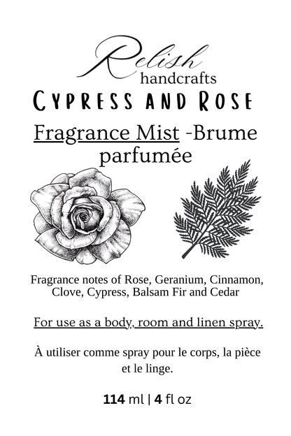 Fragrance Mist Spray | Body, Linen & Room Spray | Phthalate-Free Fragrance | Relish Handcrafts