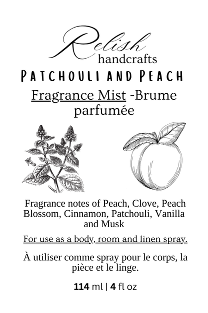 Fragrance Mist Spray | Body, Linen & Room Spray | Phthalate-Free Fragrance | Relish Handcrafts