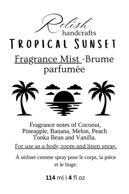 Fragrance Mist Spray | Body, Linen & Room Spray | Phthalate-Free Fragrance | Relish Handcrafts