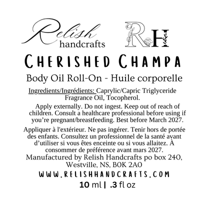 Perfume Oil Roll-On | Fragranced Body Oil | Phthalate-Free Fragrance | Relish Handcrafts