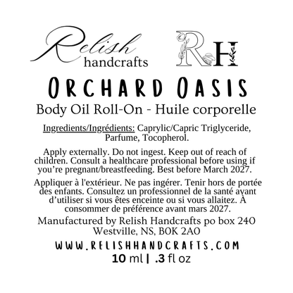 Perfume Oil Roll-On | Fragranced Body Oil | Phthalate-Free Fragrance | Relish Handcrafts